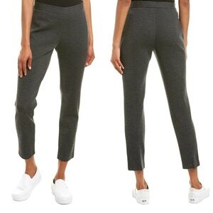 St. John Melange 100% Wool Knit High Rise Ankle Length Trousers
